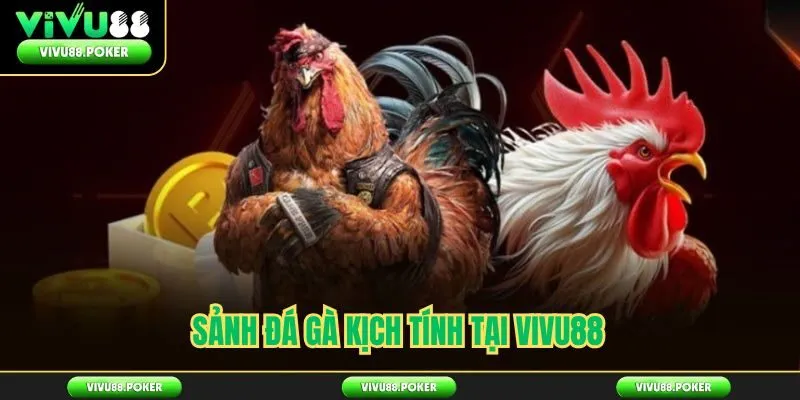 Sảnh đá gà kịch tính tại VIVU88
